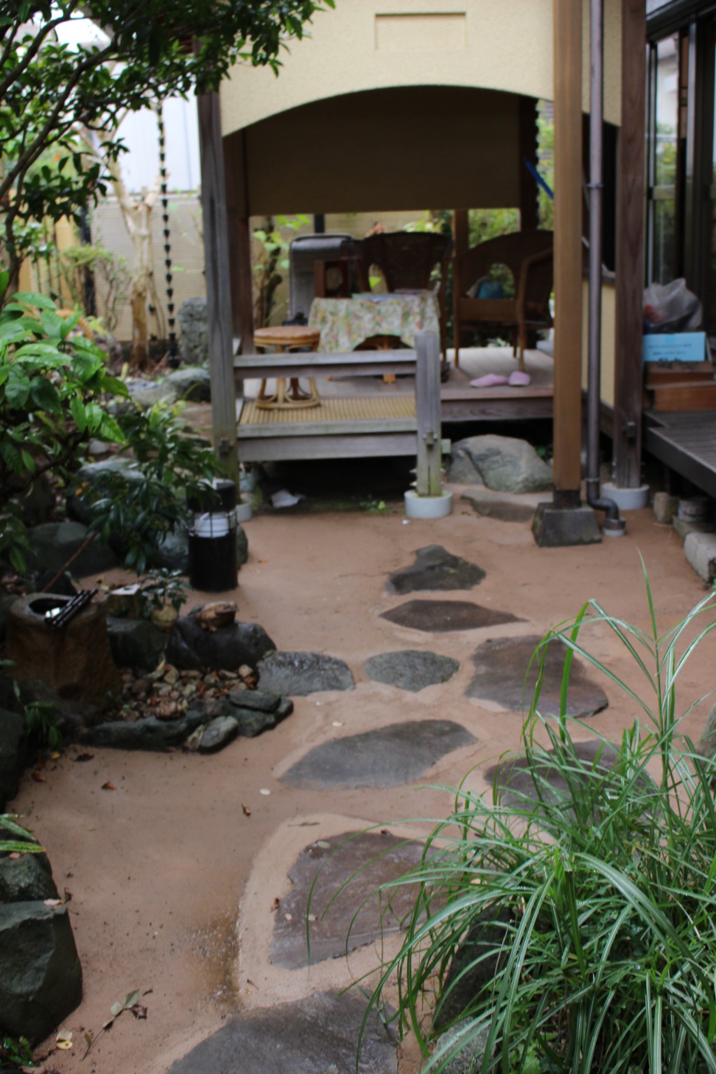 お庭の手入れが楽な和風のお庭へ エクステリアブログ 神奈川県平塚市 木村植物園