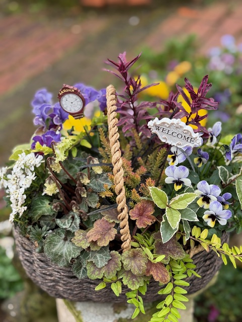 寄せ植えギャザリングのフリーレッスン