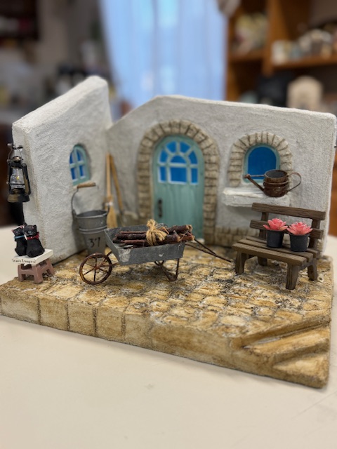 初めてさんのモルタルアートレッスン「小さなフォトスポット作り」