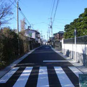 写真：平塚市道路改良工事