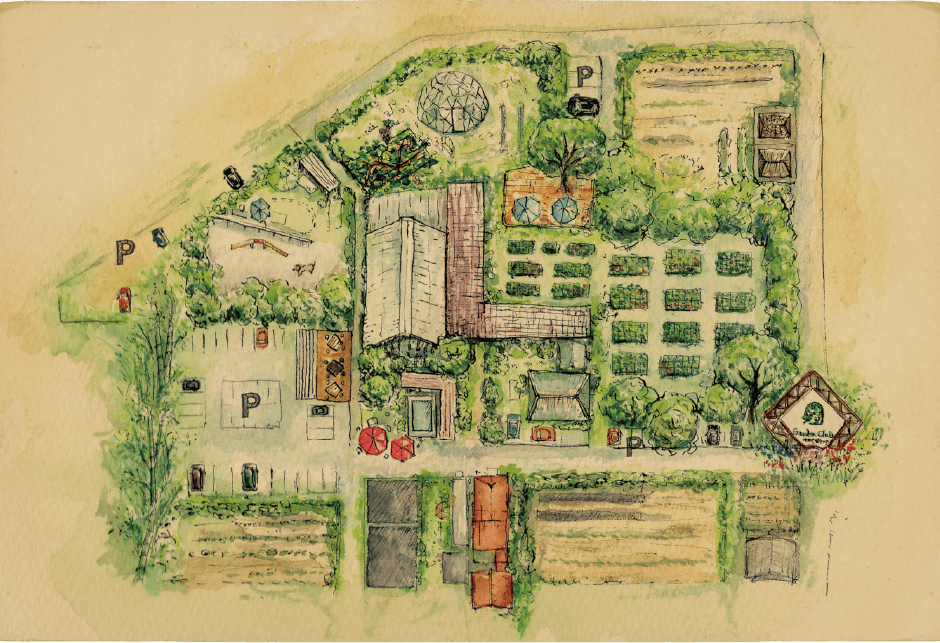 イラスト：木村植物園の地図