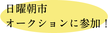 日曜朝市オークションに参加！