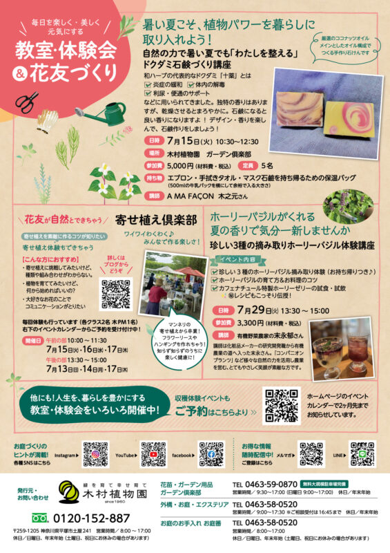 木村植物園かわら版2025年7月号②