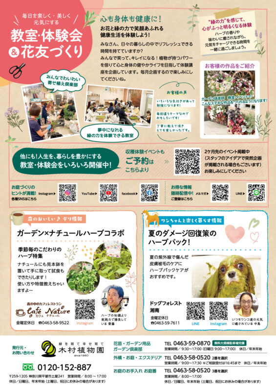 木村植物園かわら版2025年11月号②